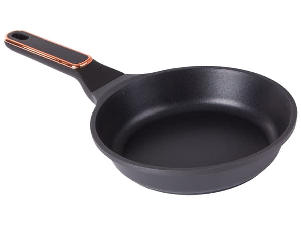 Stegepande 20 cm non-stick støbt aluminium sort til induktion