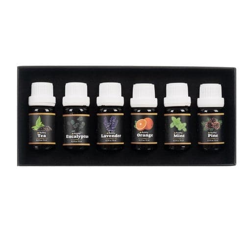 Duftolier sæt 6x10 ml vandopløselige til diffuser/luftfugter