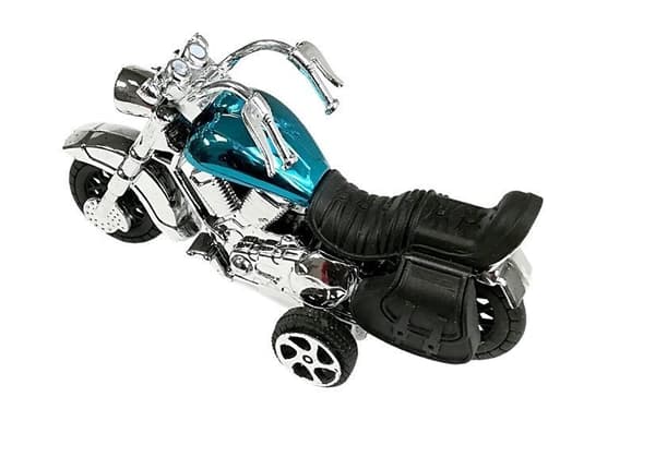 Leksaksmotorcyklar pull-back 3-pack 9 cm, från 3 år