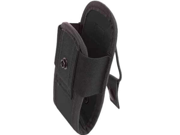 Walkie-talkie-holster polyester sort 8,5x3x15,5 cm