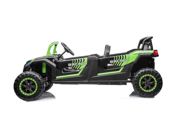 Batteribil 4x4 24V grøn terrænbuggy A033