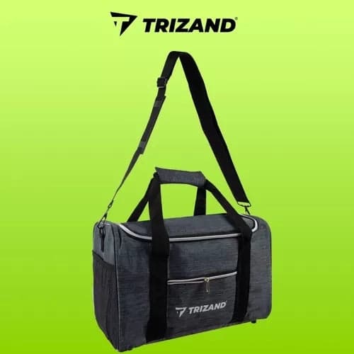 Håndbagagetaske 40x25x20 cm 20L vandafvisende grå polyester