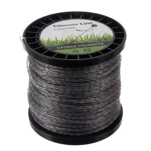 Trimmerline snoet 2,4 mm x 100 m polyamid PA6 sort/transparent
