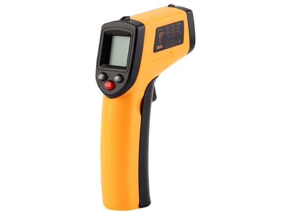 Infrarød termometer/pyrometer -50 til 380°C med laser orange