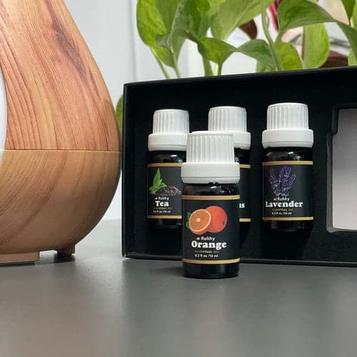 Duftolier sæt 6x10 ml vandopløselige til diffuser/luftfugter