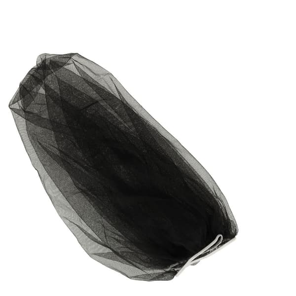 Myggenet til barnevogn universelt 140 cm elastik sort polyester