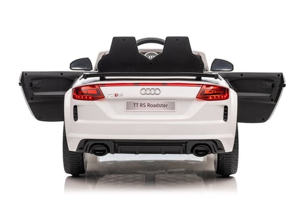 Batteridriven elbil för barn Audi TTRS vit