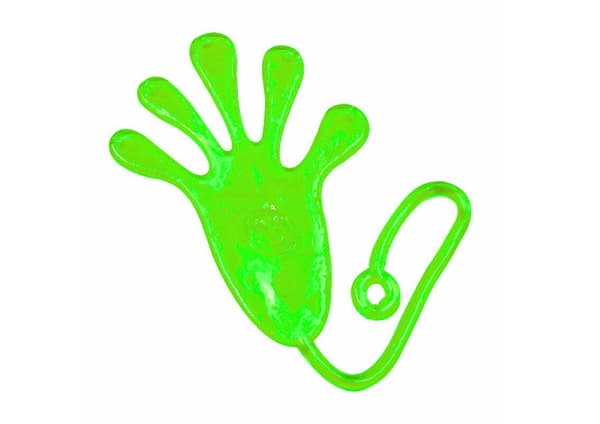 Klibbig hand slime elastisk grön leksak CE 3+ år