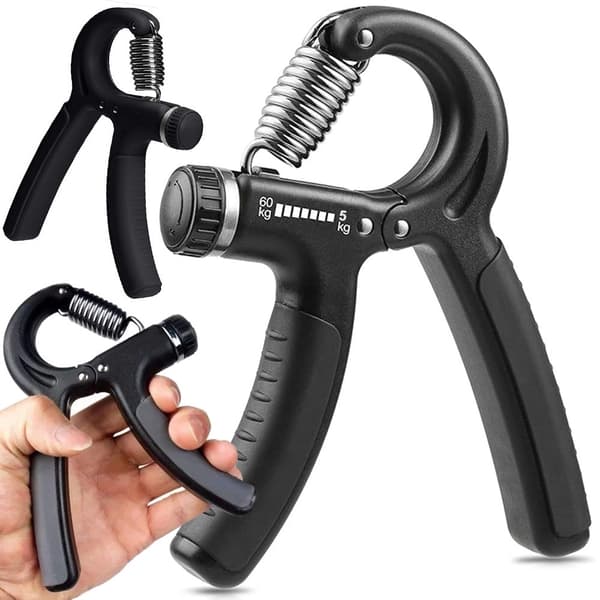 Hand grip trainer justerbart modstand 5–60 kg tilfældig farve