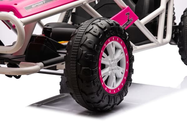Elbil til børn, buggy, 24V, rosa, Battery Car Buggy A8812