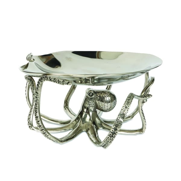 Octopus og Shell - Serveringsfat til sjømat