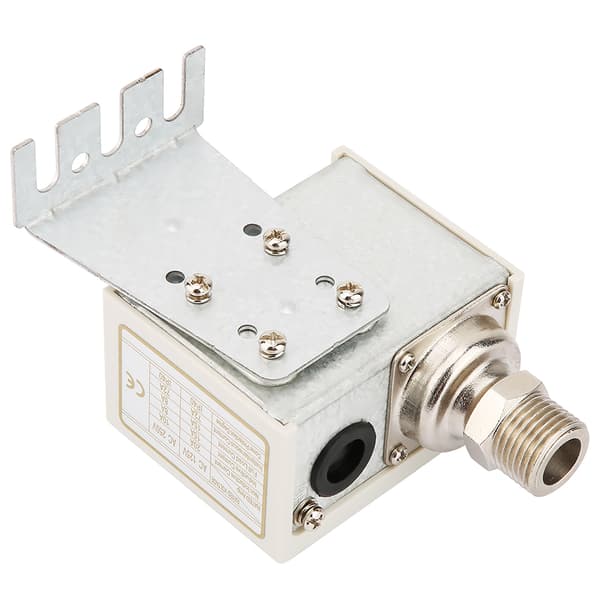 G1/2\" Tryckbrytare för luftvattenpumpkompressor, 12V tryckreglering, 100PSI, 1/2\" NPT, 2-pack
