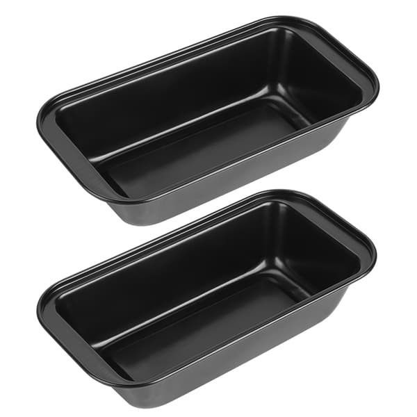 Rektangulär Brödform Kolstål Nonstick Deg Bakform Svart