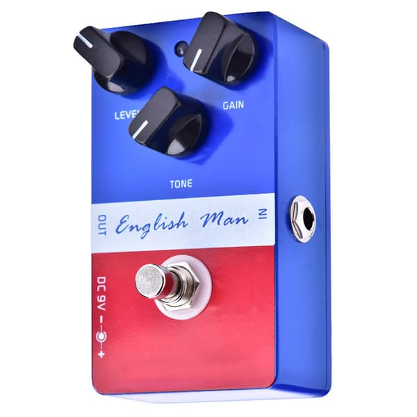 Mini Metal Distortion Gitarr Effektpedal med True Bypass 6.35mm Jack Tillbehör