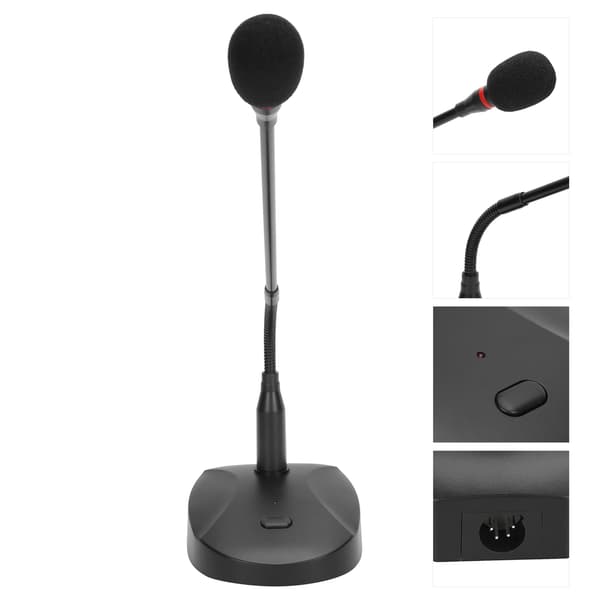 USB Desktop Konference Mikrofon | Højfølsom Podcast & Forelæsningsmikrofon til PC