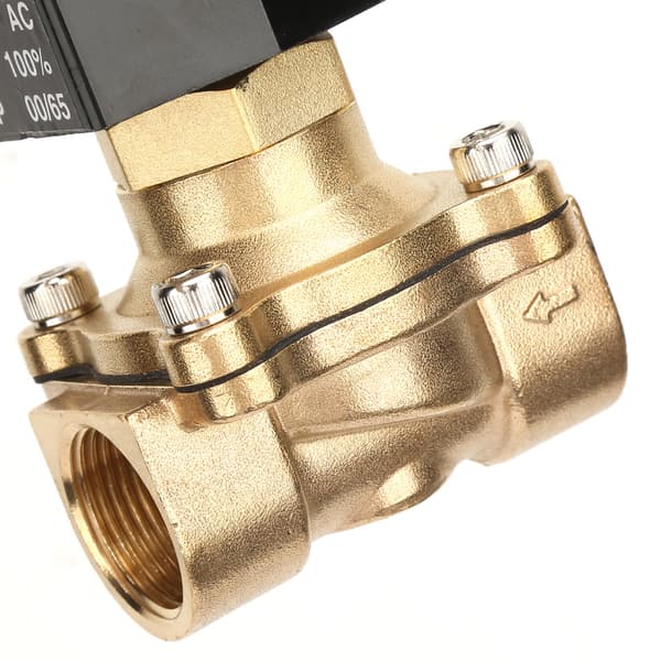 Magnetventil G3/4\" Elektrisk Messing Vandventil DC24V Normalt Åben DN20