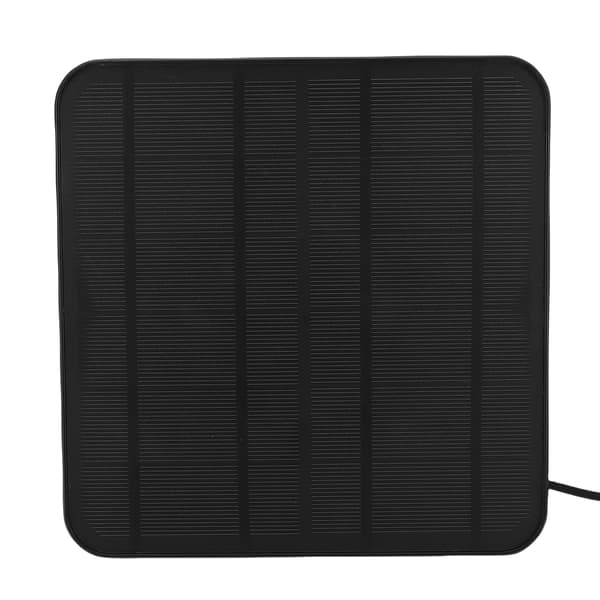 2 stk. 12W solpaneler egnet til Ring-kamera DC USB C Micro USB-porte IP65 vandtæt solpaneloplader med 3m kabel
