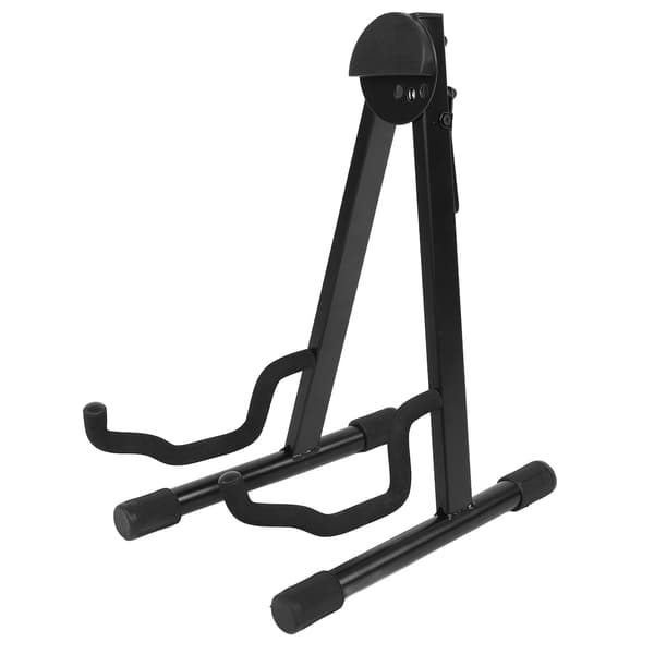 Cello Stand Foldbar Støtte A-Ramme Display Opbevaringsholder Violin Guitar Bas Tilbehør Sort