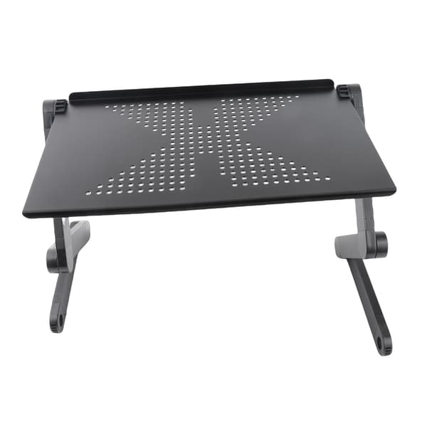 Justerbart sengeskrivebord i aluminium, bærbart foldbart laptopstativ til hjemmekontorbrug