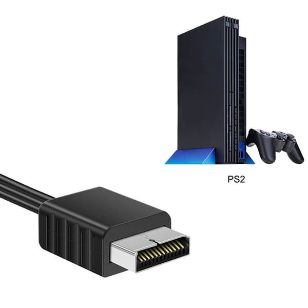 PS1 till HDMI Multimedia Gränssnittskabel Plug and Play Spelkonsol Videoadapter för PS2