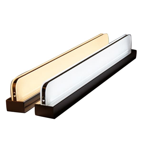 LED-vägglampor för sovrum badrumsspegelbelysning, 86-265V varmvit, 7W/42W, 2-pack