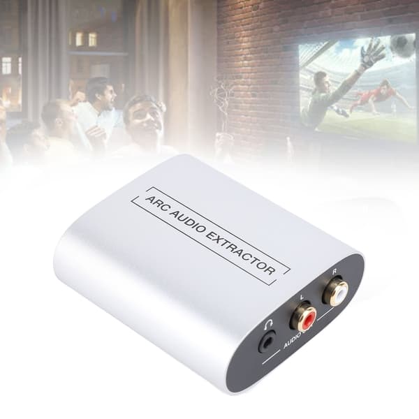 Lydudtrækker HD Multimedia Interface ARC til 3,5 mm Jack LR AV-porte Analog Stereo Output Lydudtrækker Konverter