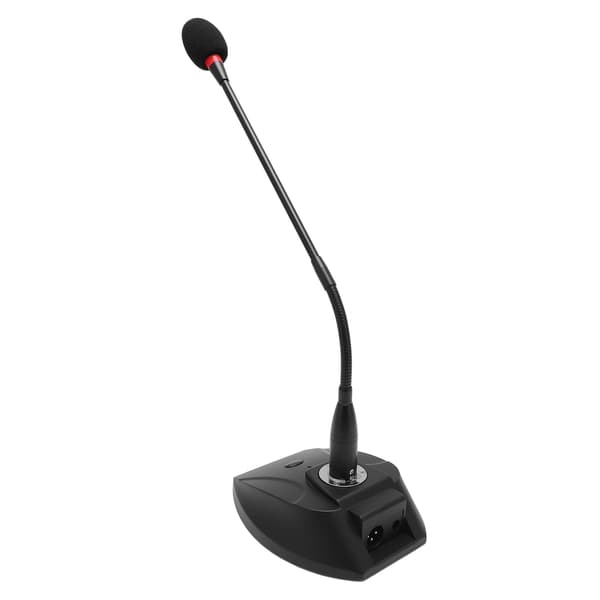 Svanehals kondensatormikrofon XLR-stik Bordmikrofon til foredrag konferencer videomøder