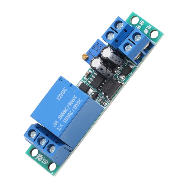 12V DC Justerbar Fördröjningsrelä Timer Modul, Trigger Signal Switch Kontrollkort
