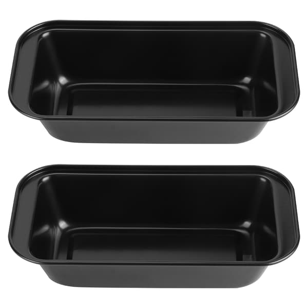 Rektangulär Brödform Kolstål Nonstick Deg Bakform Svart
