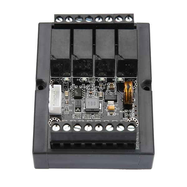FX1N-10MR PLC Relämodul med kapsling för industriell kontrollkort, programmerbar timer-enhet