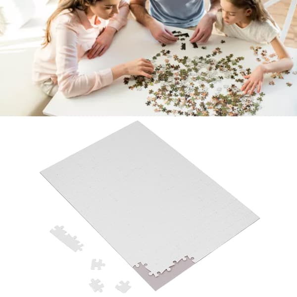 10-pack DIY tom pussel sublimering värmeöverföring pusselkit A3 26x38,5cm 252 bitar