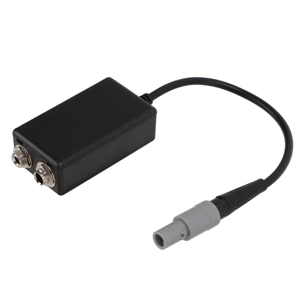 Luftfart headset adapter GA Dual Female til LEMO 6-bens hanstik til pilot