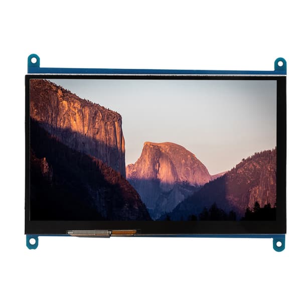 7\" LCD HDMI 1024x600 HD-skærm Kapacitivt berøringspanel til Raspberry Pi