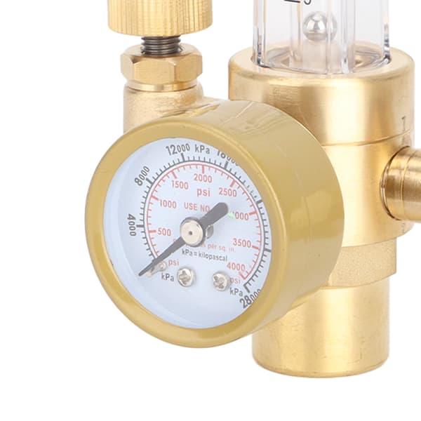 Argon tryckregulator Hög noggrannhet flödesmätare Gasregulator för svetsning skärning