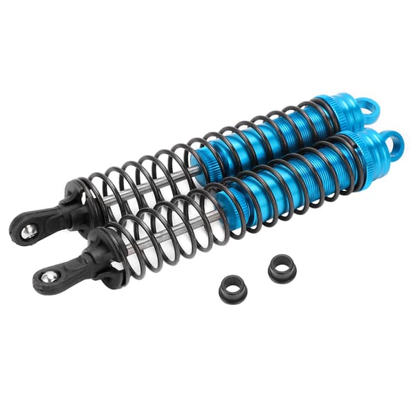 Justerbar Støddæmper til 1/8 RC Bil - 2-pak, 144mm, Blå
