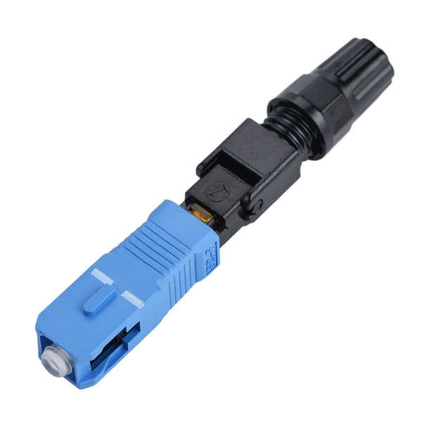 100 stk. SC Single Mode Fiber Quick Connector Adapter Kit til FTTH Netværksinstallation