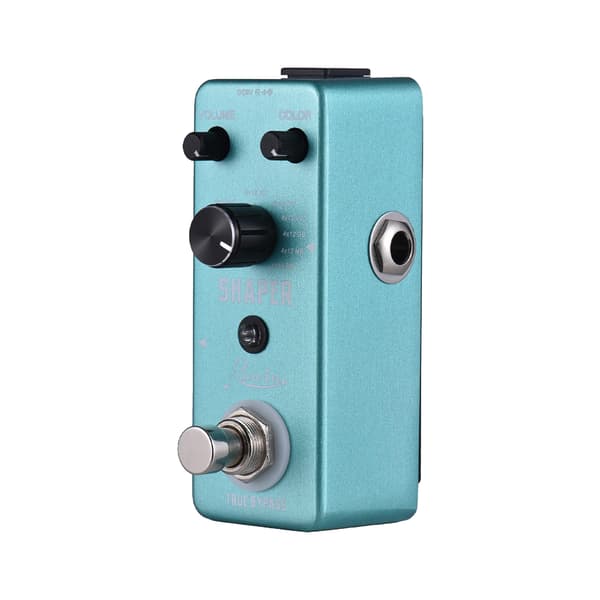 Rowin Guitar Effects Pedal Digital Cab Simulation Guitar Pedal 11 Modes Guitar Effect Pedal and COLOR/VOLUME Control Knobs with True Bypass DC 9V 6.3