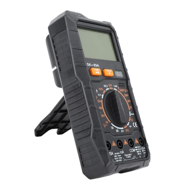 Digitalt Multimeter Auto Ranging Stemmeudsendelse AC DC Spænding Strøm Kapacitans Modstand Frekvens Tester