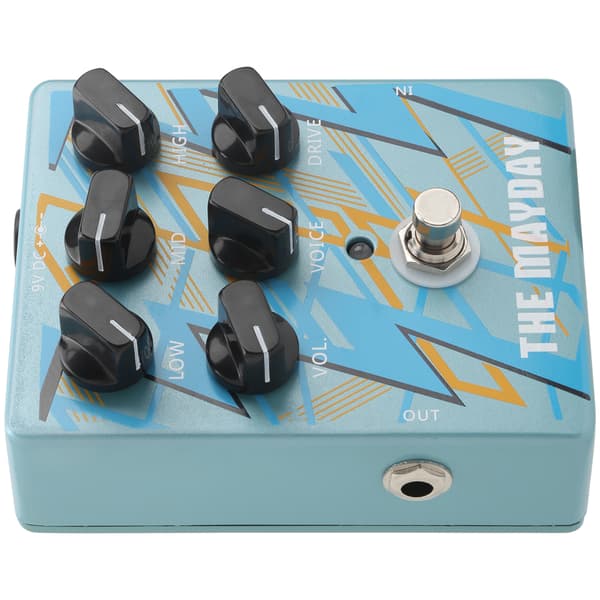 Effektpedal Forstærker Analog Lydeffekt Equalizer Harmonisk Guitar Tilbehør DC 9V