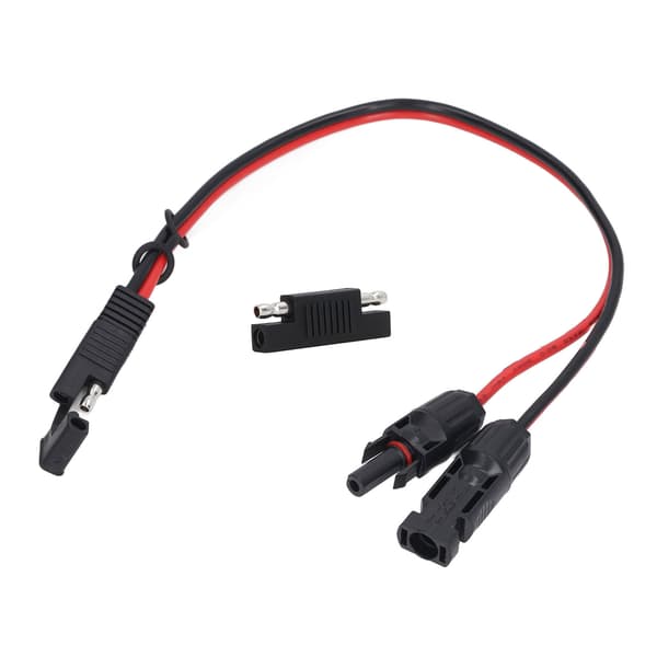 Solpanel Forbindelseskabel 12AWG PVC Kobber Solpanel til SAE Adapter til Motorcykler Biler