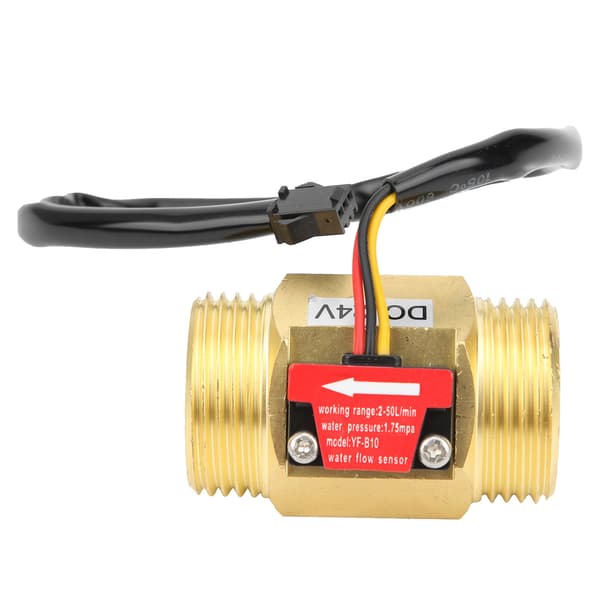 Hall flödesmätare strömbrytare G1\" vattenflödessensor DC24V 2-50L/Min