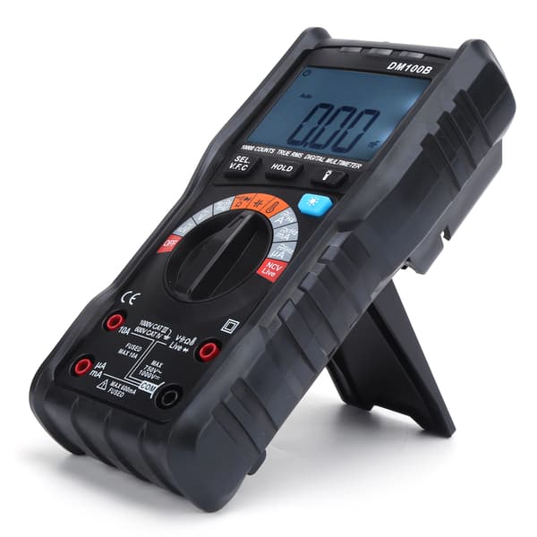 DM100B Digitalt Multimeter LCD Bærbart Højpræcisions Integreret Industriel Brændsikker Voltmeter