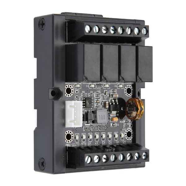 FX1N-10MR PLC Relämodul med kapsling för industriell kontrollkort, programmerbar timer-enhet