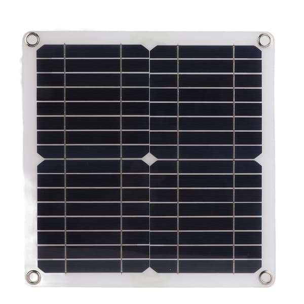 200W 12V Bærbart Solpanel Kit Monokrystallinsk Solpanel med Controller til Cykling Bjergbestigning Vandring Camping 100A