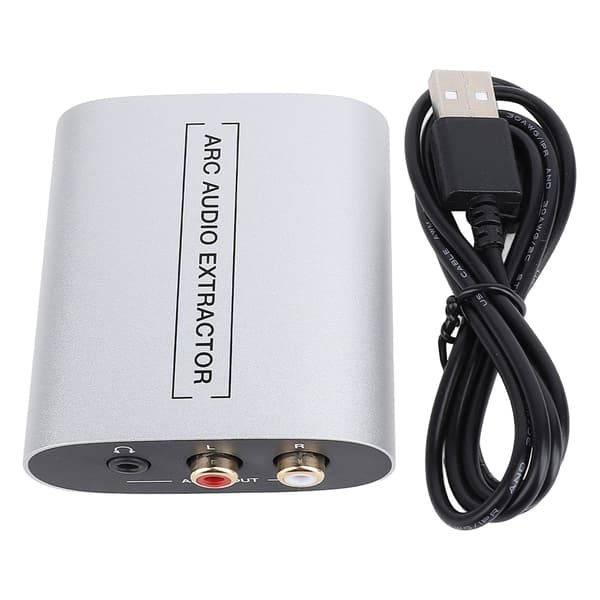 Lydudtrækker HD Multimedia Interface ARC til 3,5 mm Jack LR AV-porte Analog Stereo Output Lydudtrækker Konverter