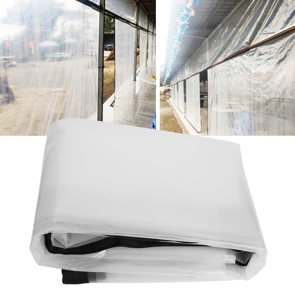 Regntät presenning i polyeten för växter, hönshus, pool, utomhusbruk 2x4m