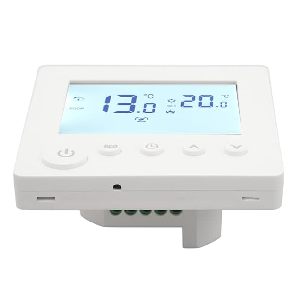 Golvvärmetermostat Styrenhet Programmerbar Kontrollpanel LCD-skärm 90V-240V för Hemmet