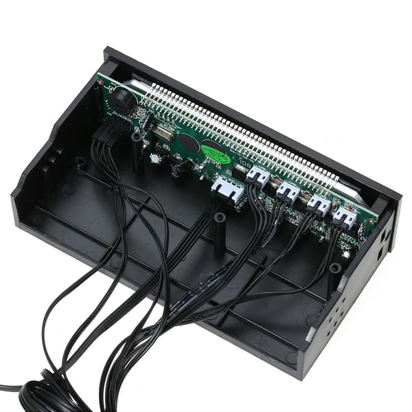 Sunshine-tipway STW Multi-Funktion PC CPU 4-kanals blæsercontroller Hastighedskontroljustering LCD-kølefrontpanel