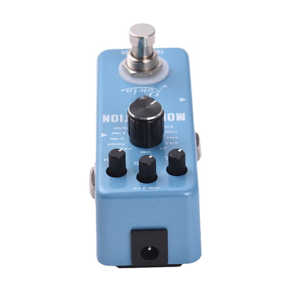 Rowin Gitarr Effektpedal MOD Station Gitarrpedal 11 Lägen Gitarr Effektpedal och LEVEL/SPEED/DEPTH Kontrollrattar med True Bypass DC 9V 6.35mm In