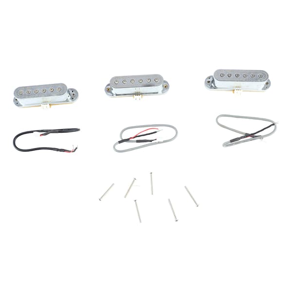 3 st elgitarr-pickuper 48 50 52 mm passiv design enkelspole lågbrusig silver gitarr-pickup-set